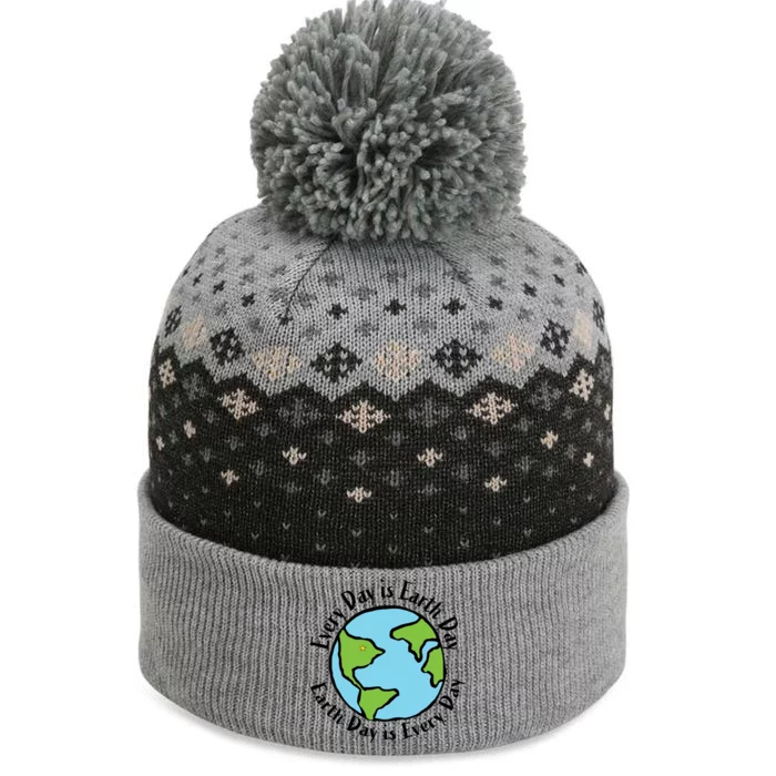 Every Day Is Earth Day World The Baniff Cuffed Pom Beanie