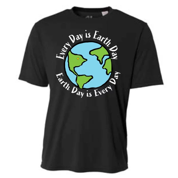 Every Day Is Earth Day World Cooling Performance Crew T-Shirt