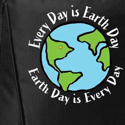 Every Day Is Earth Day World City Backpack