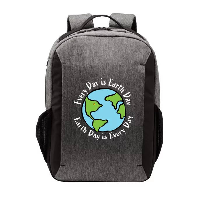 Every Day Is Earth Day World Vector Backpack