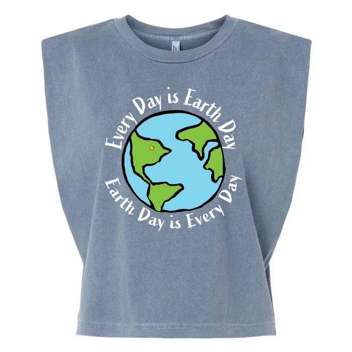 Every Day Is Earth Day World Garment-Dyed Women's Muscle Tee