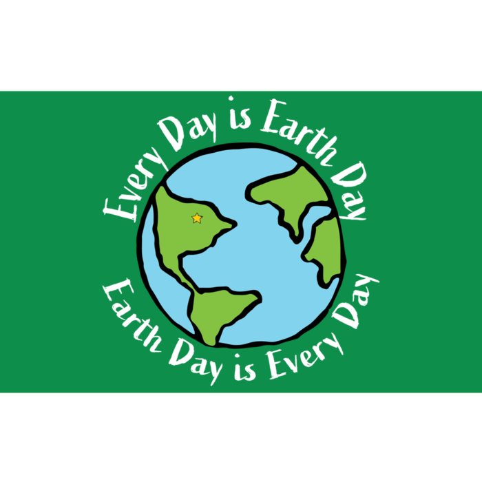 Every Day Is Earth Day World Bumper Sticker