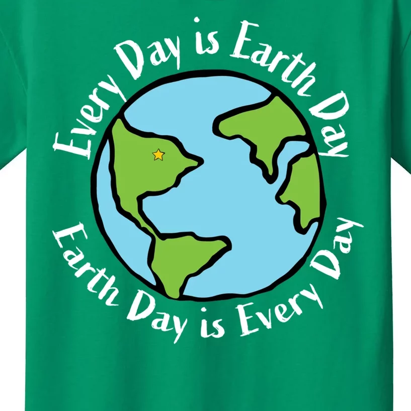 Every Day Is Earth Day World Kids T-Shirt