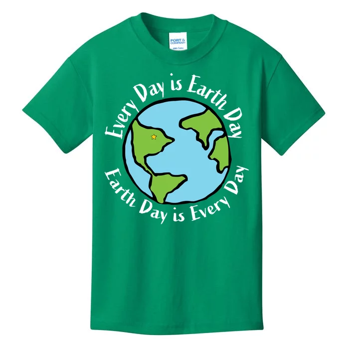 Every Day Is Earth Day World Kids T-Shirt