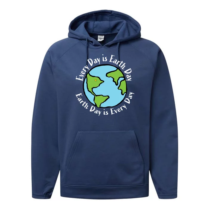 Every Day Is Earth Day World Performance Fleece Hoodie