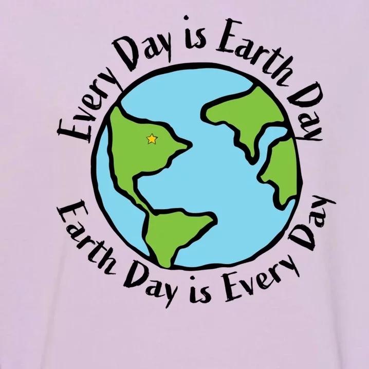 Every Day Is Earth Day World Garment-Dyed Sweatshirt