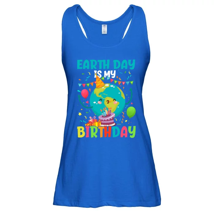 Earth Day Is My Birthday Cool Gift Pro Environt Party Gift Ladies Essential Flowy Tank