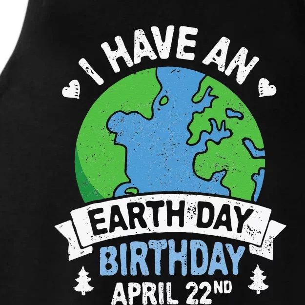 Earth Day Is My Birthday Pro Environment Party Ladies Tri-Blend Wicking Tank