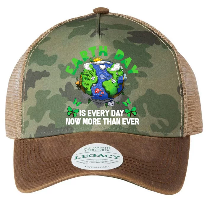 Earth Day Is Every Day Planet Butterfly Environment Legacy Tie Dye Trucker Hat