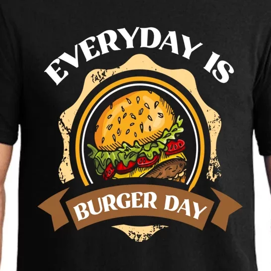 Every Day Is Burger Day Gift Funny Hamburger Lover Gift Pajama Set