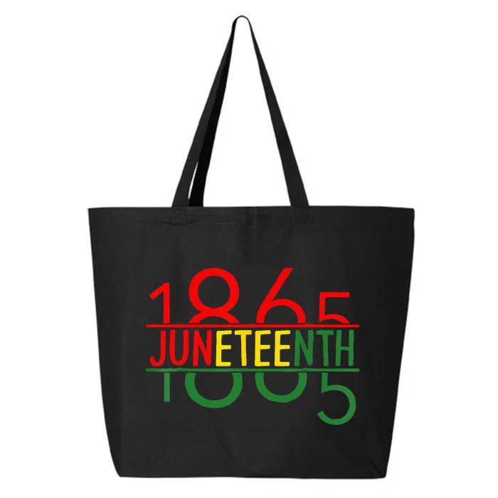 Emancipation Day is great with 1865 Juneteenth flag 25L Jumbo Tote