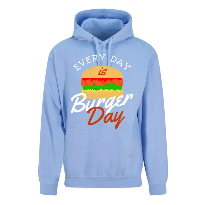 Every Day Is Burger Day Bbq Hamburger Fast Food Gift Unisex Surf Hoodie