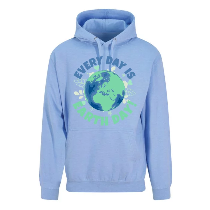 Every Day Is Earth Day Environtal Climate Change Activist Gift Unisex Surf Hoodie