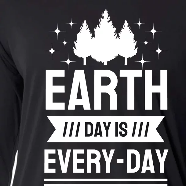 Earth Day Is Every Day Cooling Performance Long Sleeve Crew