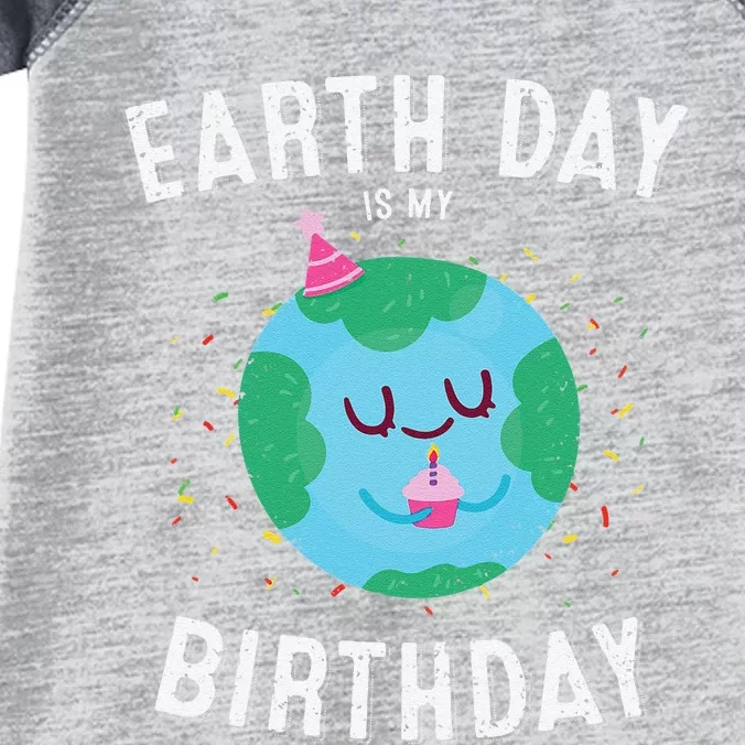 Earth Day Is My Birthday Funny Pro Environ T Party Infant Baby Jersey Bodysuit