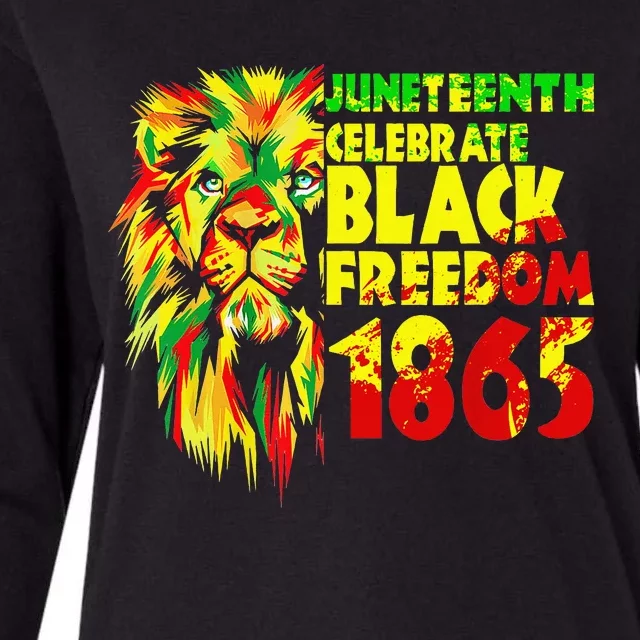 Emancipation Day is great with 1865 Juneteenth Celebrate day Womens Cotton Relaxed Long Sleeve T-Shirt