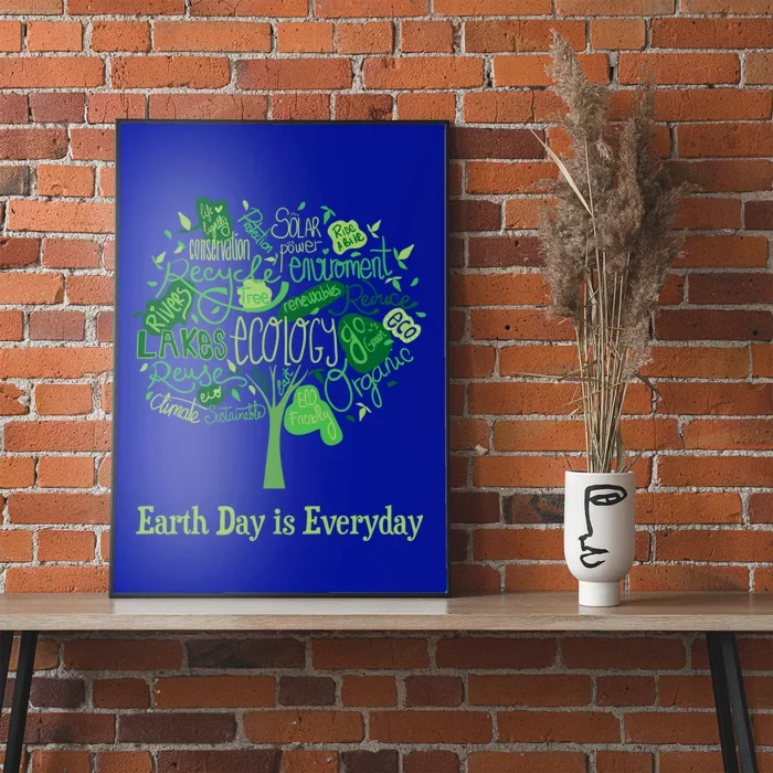 Earth Day Is Everyday Global Warming And Climate Graphic Gift Poster