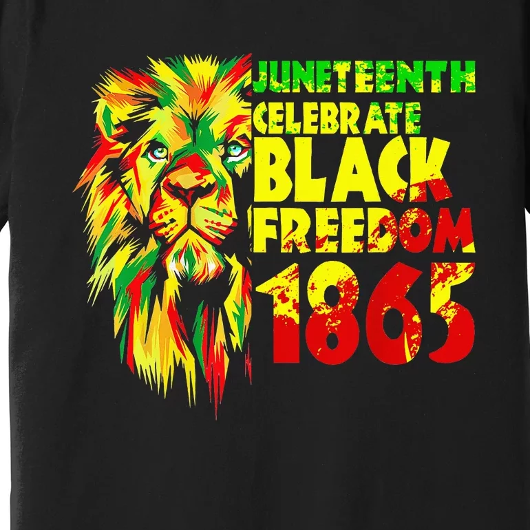 Emancipation Day Is Great With 1865 Juneteenth Celebrate Day Premium T-Shirt