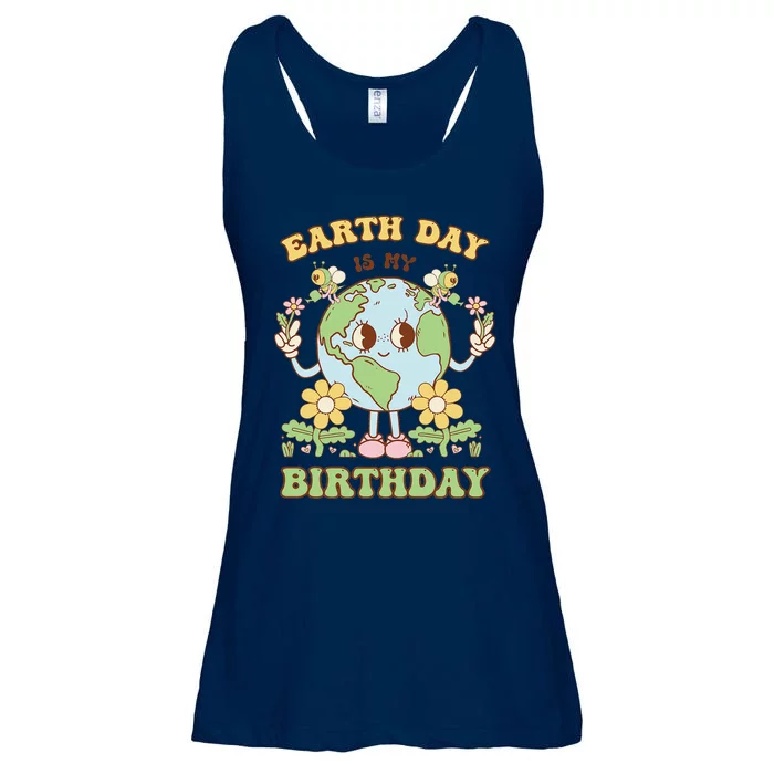 Earth Day Is My Birthday April 22nd Nature Conservation Ladies Essential Flowy Tank