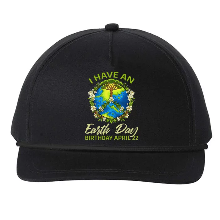 Earth Day Is My Birthday Pro Environment Party April 22 Snapback Five-Panel Rope Hat