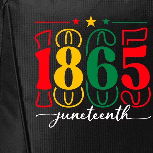 Emancipation Day Is Great With 1865 Juneteenth Flag Apparel City Backpack