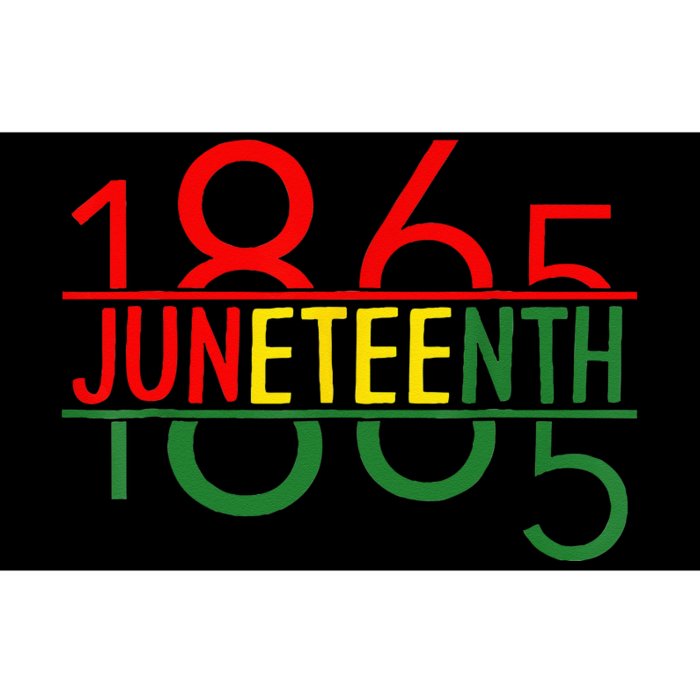 Emancipation Day Is Great With 1865 Juneteenth Flag Apparel Bumper Sticker