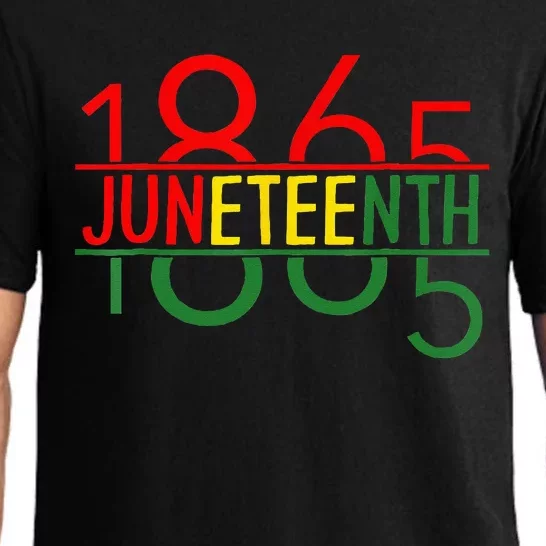 Emancipation Day Is Great With 1865 Juneteenth Flag Apparel Pajama Set