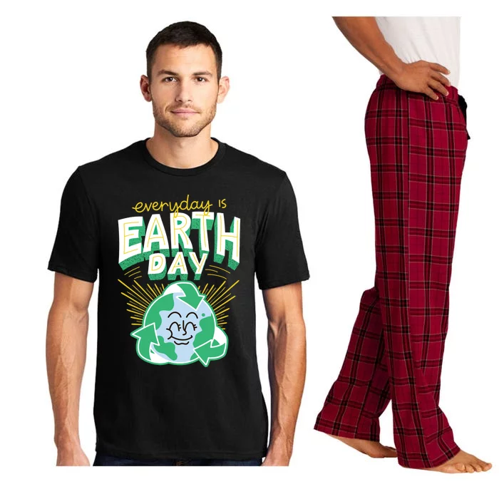 Earth Day Is Everyday Graphic Earth Recycle Design Gift Pajama Set