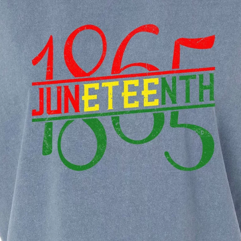 Emancipation Day is great with 1865 Juneteenth flag apparel Garment-Dyed Women's Muscle Tee