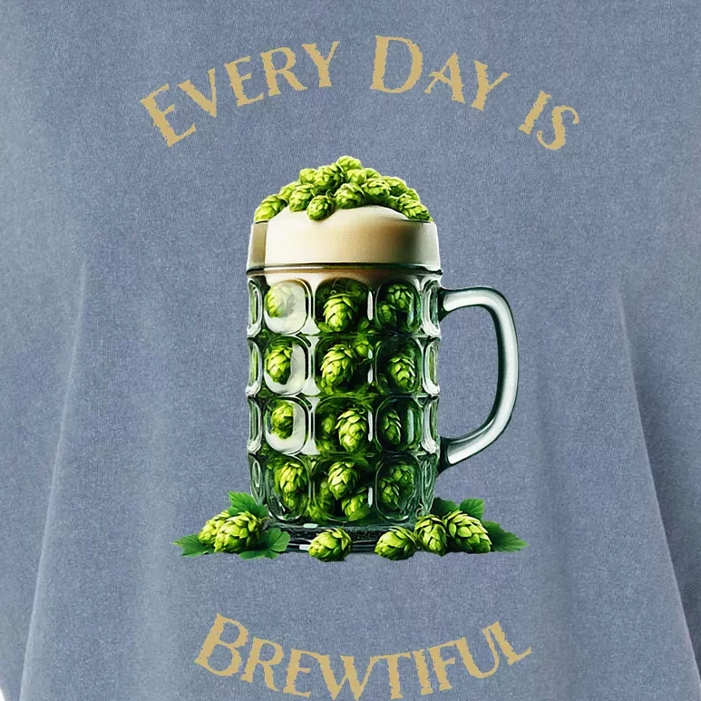 Every Day Is Brewtiful Garment-Dyed Women's Muscle Tee