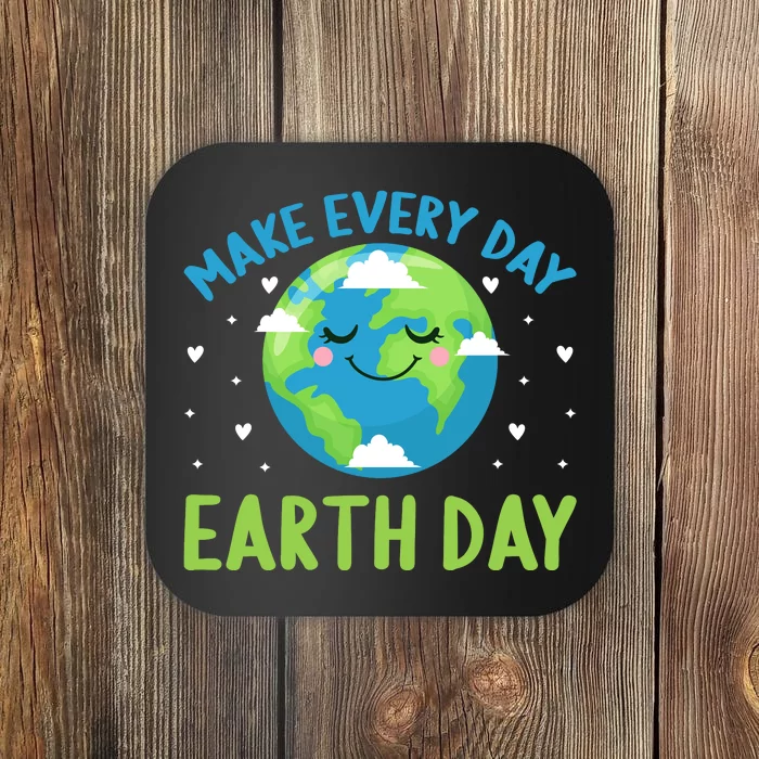 Every Day Is Earth Day Graphic Coaster