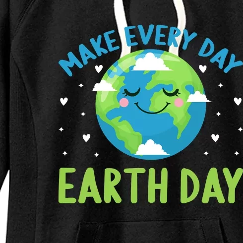 Every Day Is Earth Day Graphic Women's Fleece Hoodie