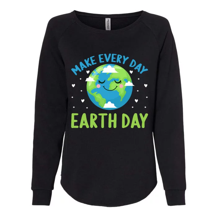 Every Day Is Earth Day Graphic Womens California Wash Sweatshirt