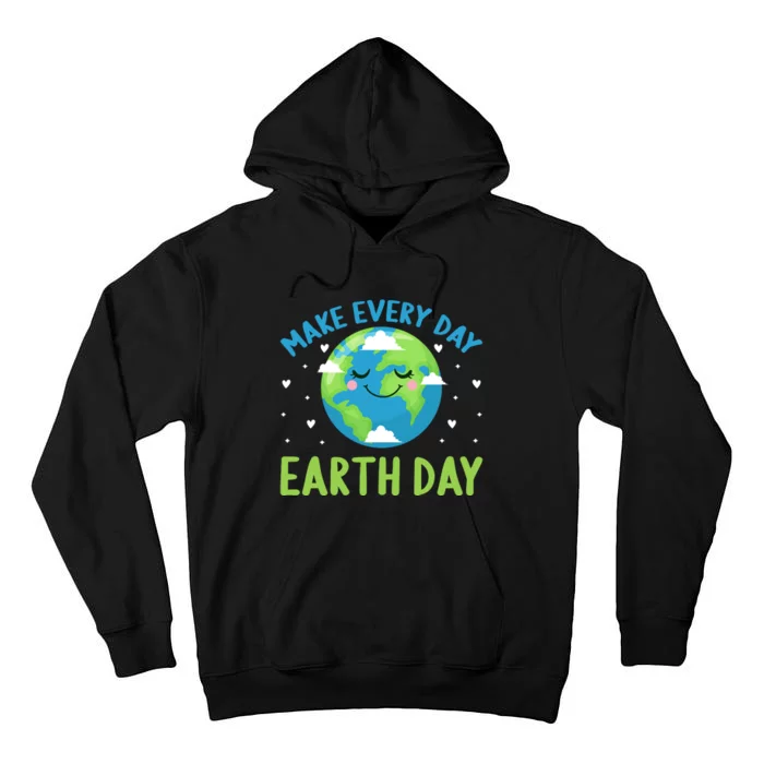 Every Day Is Earth Day Graphic Tall Hoodie