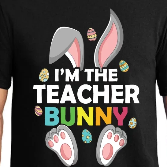 Easter Day Im The Teacher Bunny Happy Easter Pajama Set