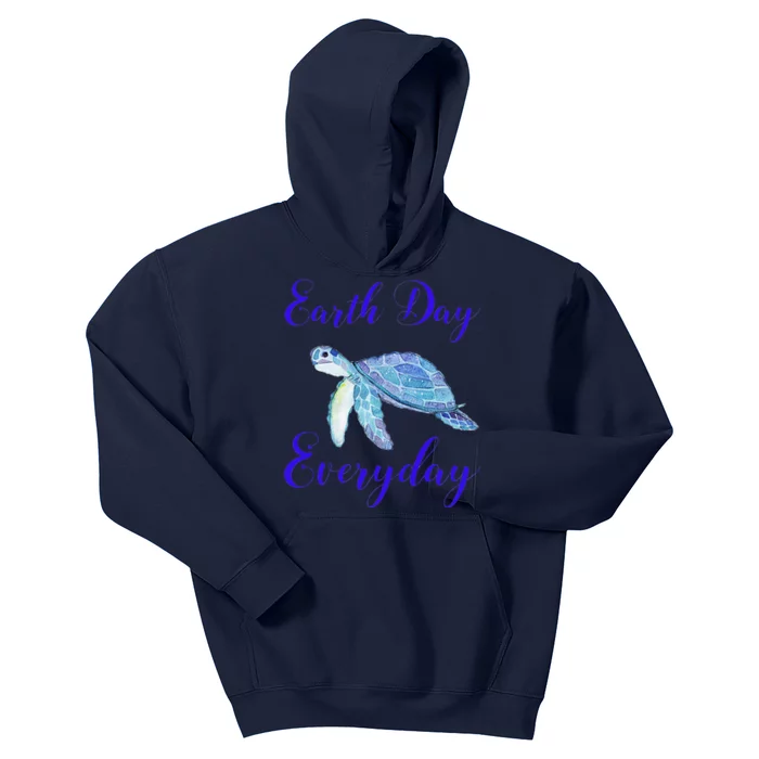 Earth Day Is Everyday Biodiversity Protect Our Ocean Kids Hoodie