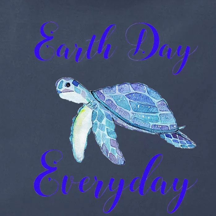 Earth Day Is Everyday Biodiversity Protect Our Ocean Zip Tote Bag