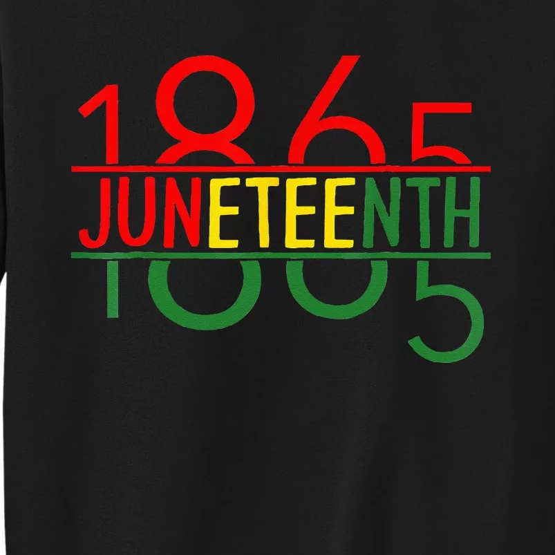 Emancipation Day is great with 1865 Juneteenth flag Sweatshirt