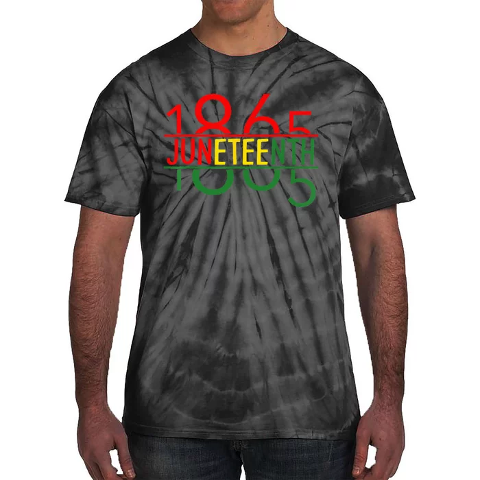 Emancipation Day is great with 1865 Juneteenth flag Tie-Dye T-Shirt