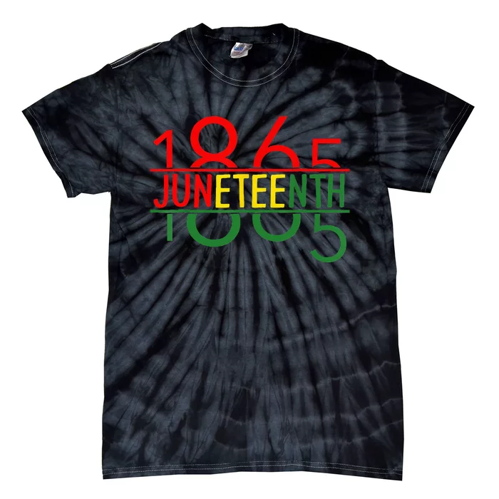 Emancipation Day is great with 1865 Juneteenth flag Tie-Dye T-Shirt