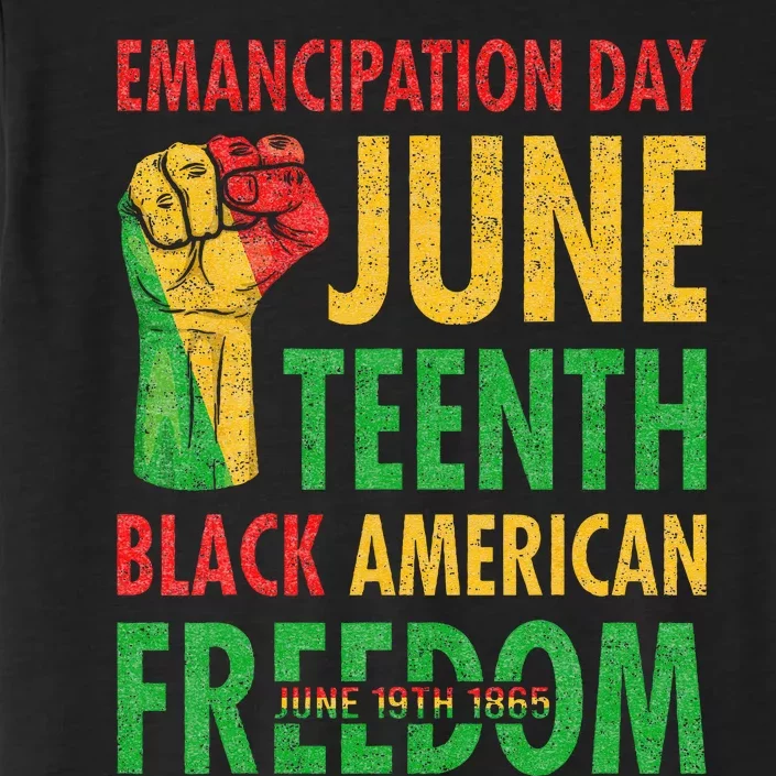 Emancipation Day Juneteenth Black American Freedom ChromaSoft Performance T-Shirt