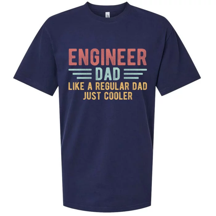 Engineer Dad Just Cooler Engineer FatherS Day Cute Gift Sueded Cloud Jersey T-Shirt