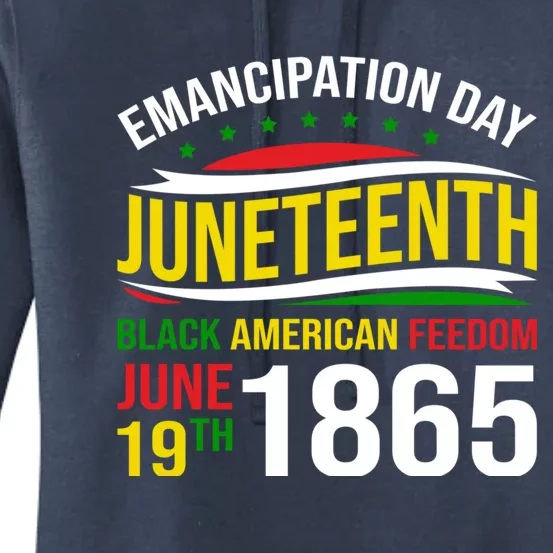 Ecipation Day Junenth Black American Freedom June 19th Meaningful Gift Women's Pullover Hoodie