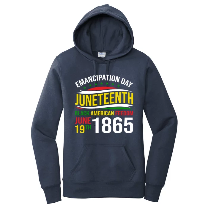 Ecipation Day Junenth Black American Freedom June 19th Meaningful Gift Women's Pullover Hoodie