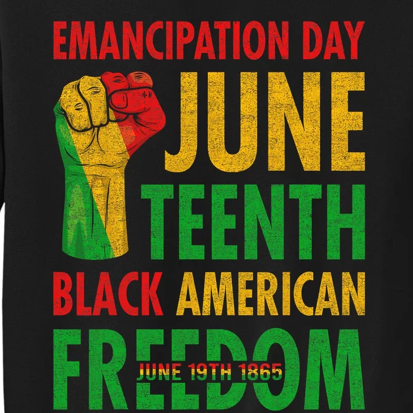 Emancipation Day Juneteenth Black American Freedom Men Women Sweatshirt