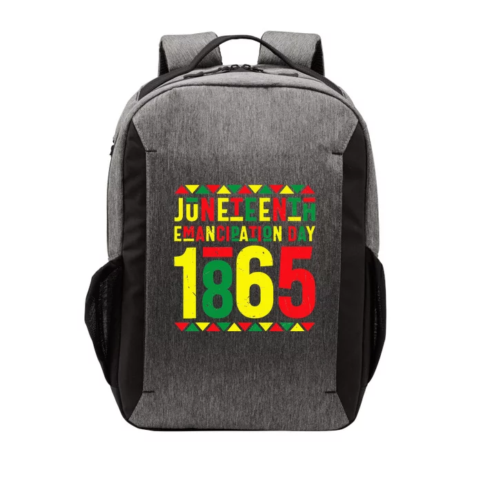 Emancipation Day Juneteenth African 1865 Freedom American Vector Backpack