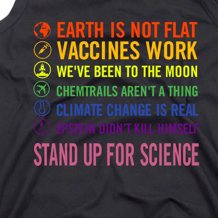 Epstein Didn’T Kill Himself Stand Up For Science Tank Top