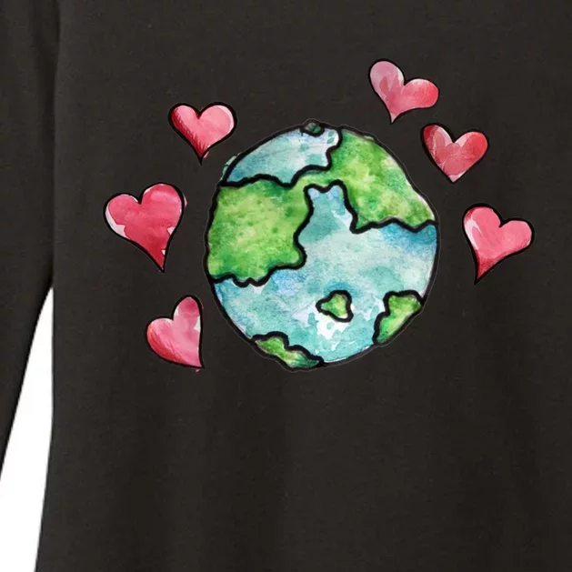 Earth Day Love Love Our Mother Earth Gift Womens CVC Long Sleeve Shirt