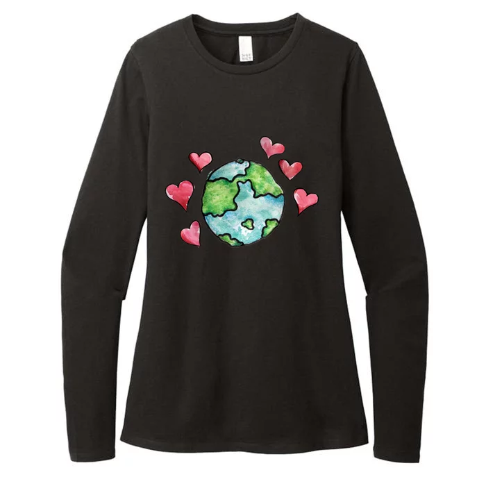 Earth Day Love Love Our Mother Earth Gift Womens CVC Long Sleeve Shirt