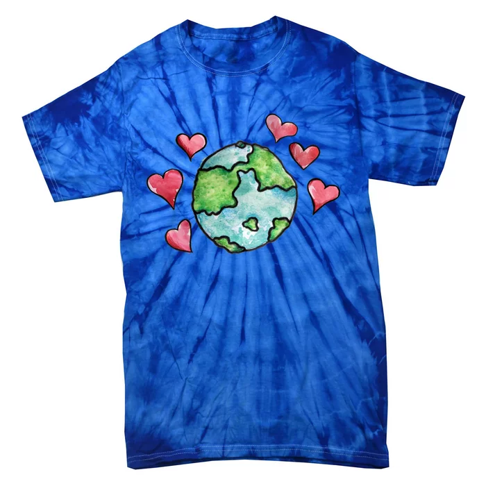 Earth Day Love Love Our Mother Earth Gift Tie-Dye T-Shirt